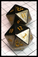 Dice : Dice - Metal Dice - Dungeons and Dragons Heavy Metal with Yellow - Amazon Feb 2024